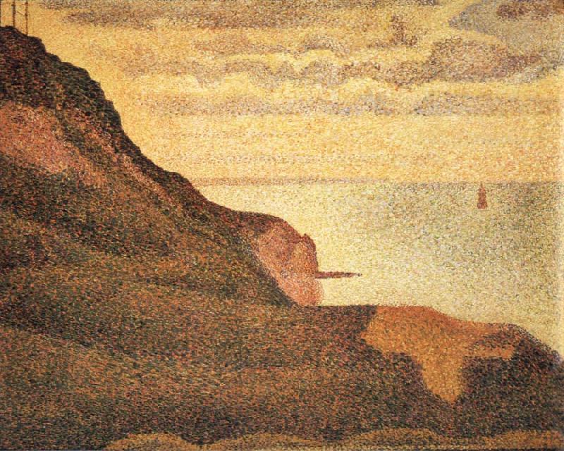 Georges Seurat Port-en-Bessin,Les Grues et la Percee china oil painting image